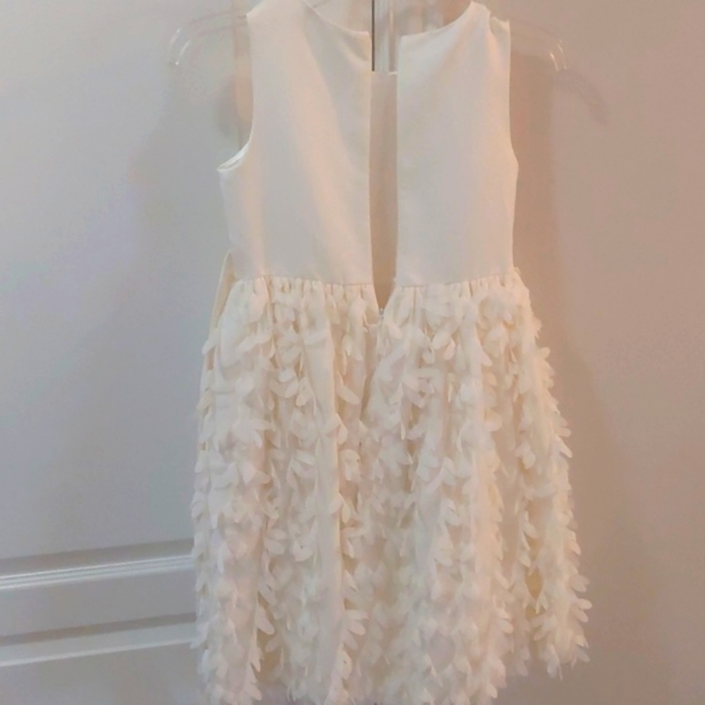 American Princess Beautiful Formal Flower Girls Dress Color Cream Size 8 - Picture 4 of 16